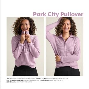 cabi Park City Pullover (Lilac)